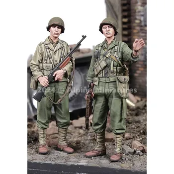 Plastikový model Alpine Miniatures 1/35 US Infantry 2nd ID Set (2 figures)