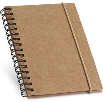 Zápisník MARLOWE. Kapesní poznámkový blok se spirálovou vazbou se linkovanými stranami - Černá