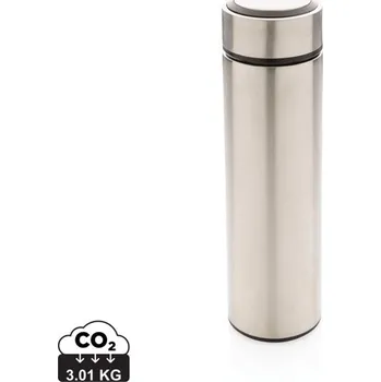 Termohrnek Termo lahev z nerezavějící oceli - Stříbrná