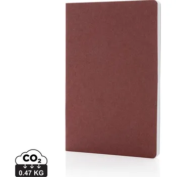 Zápisník Zápisník Salton A5 z luxusního kraftu - Višňově Červená