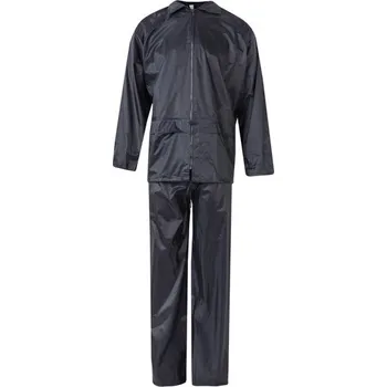 Pláštěnka VL SEDNA. Oblek do deště (225 g/m²), dvoudílný z polyesteru (100 %) s PVC zátěrem - Modrá / 3XL