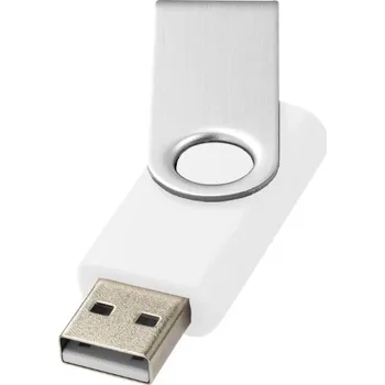 USB flash disk USB disk Rotate-basic, 2 GB - Bílá / Stříbrná
