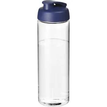 H2O Vibe 850 ml sportovní lahev s vyklápěcím víčkem - Průhledná / Modrá