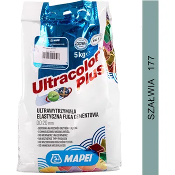 Spárovací hmota Elastická spárovací hmota Mapei zelená 177 šalvěj 5 kg