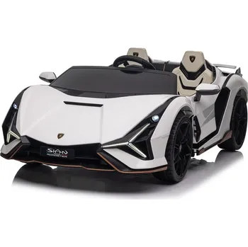 Dětské elektrovozidlo Mamido Elektrické autíčko Lamborghini SIAN 400W 24V bílé