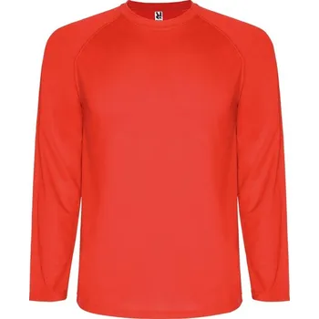 Pánské tričko Pánské sportovní tričko Montecarlo s dlouhým rukávem - Červená / 2XL