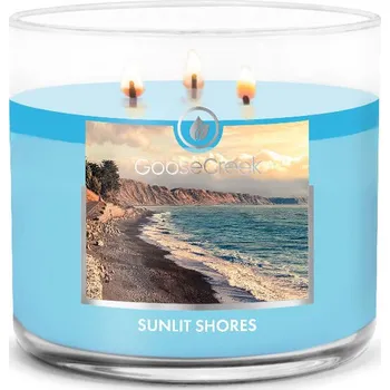 Svíčka Svíčka 0,41 KG SUNLIT SHORES, aromatická v dóze, 3 knoty|Goose Creek