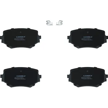 Brzdový systém Sada brzdových destiček, kotoučová brzda KAMOKA JQ101313
