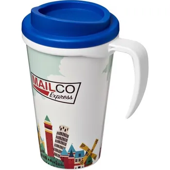 Termohrnek Termo hrnek Brite-Americano® grande 350 ml - Bílá / Tmavě modrá