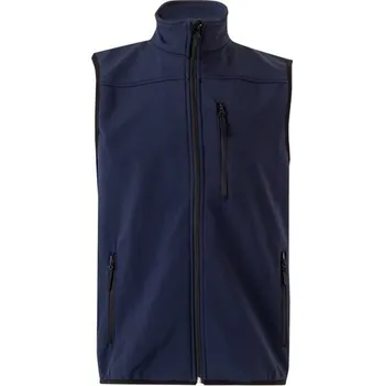 VL VARUNA. Měkká vesta (280 g/m²), s polární podšívkou, z polyesteru (94 %) a elastanu (6 %) - Námořnická Modrá / XL