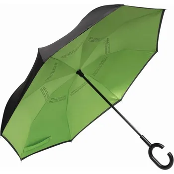Deštník Deštník Flipped - Černá / Světle Zelená