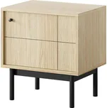 Noční stolek Japandi 54 cm dub linea