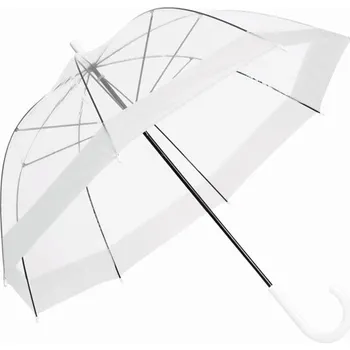 Deštník Deštník Ve Tvaru Zvonu Honeymoon - Bílá / Transparentní