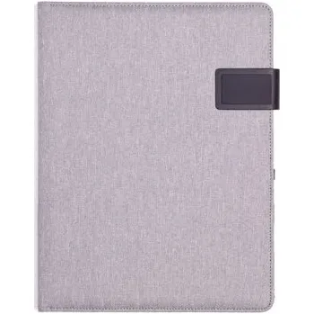 Zápisník Strepia A4 Portfolio Textil - Šedá