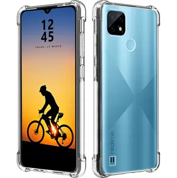 Pouzdro na mobilní telefon Zadní Kryt SunSky pro realme C21 bezbarvé