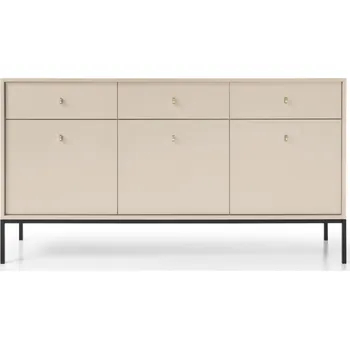 Komoda Komoda Mono II 154 cm béžová/černá