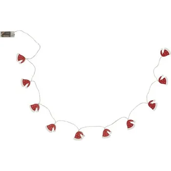 Vánoční dekorace Světelný Řetěz Santa Cap