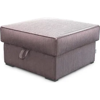 Taburet Světle fialový taburet SMART COSARO s úložným prostorem 65x65 cm