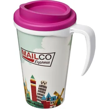 Termohrnek Termo hrnek Brite-Americano® grande 350 ml - Bílá / Růžová