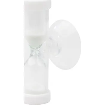 Hodiny Přesýpací hodiny Sandy - Bílá / Průhledná