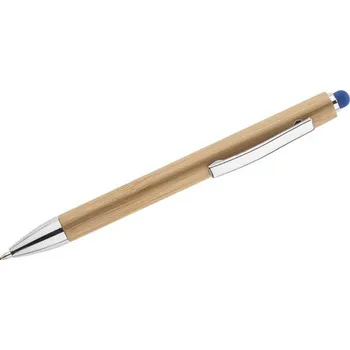 Dotykové bambusové pero TUSO - modrá