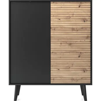 Komoda Komoda Willow II 104 cm dub artisan/černá