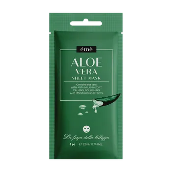 Pleťová maska Erne La Forza pleťová maska aloe vera, 22 ml