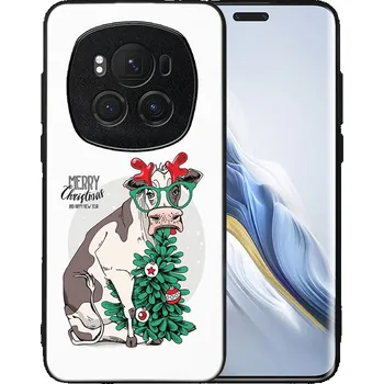 Vánoční dekorace VSECHNONAMOBIL 102154 MY ART Kryt s vánočním designem Honor Magic6 Pro 5G MERRY CHRISTMAS (074)