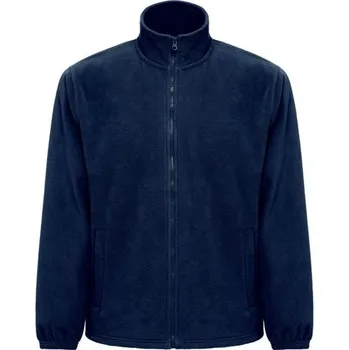 THC GAMA. Pánská fleecová bunda z polyesteru s vysokou hustotou - Modrá / 3XL