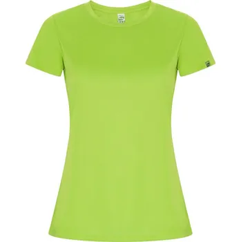 Dámské tričko Imola dámské sportovní tričko s krátkým rukávem - Fluorescenční zelená / M