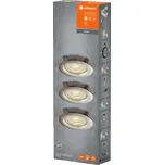 LEDVANCE SIMPLE DIM Sada LED vestavných svítidel, 380 lm, teplá bílá, 3 ks