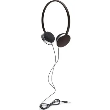 Sluchátka VOLTA. Sluchátka s 1.2m ABS kabelem - Černá