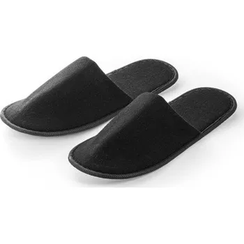 Pánské pantofle DANES. Unisex pantofle z polyesteru - Černá