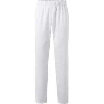 Pánské kalhoty VL TYCHE. Keprové kalhoty (190 g/m²) z bavlny (35 %) a polyesteru (65 %) - Bílá / 4XL