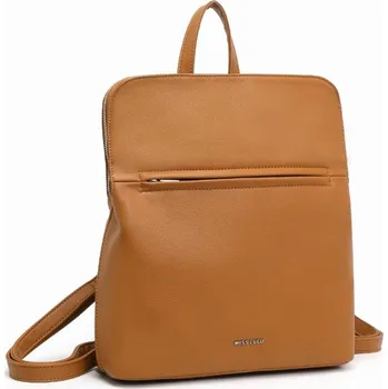 Městský batoh Hnědý zipový elegantní dámský batoh Goulwen