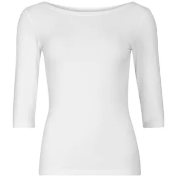 Dámské oblečení AKINA dámské triko s 3/4 rukávem s bambusem bílá M
