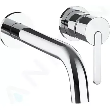 Vodovodní baterie Laufen Lua Umyvadlová baterie pod omítku, 2-otvorová instalace, Eco+, s tělesem, chrom, H3115F60041201