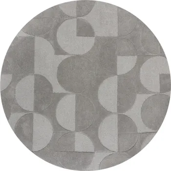 Koberec Flair Rugs Kusový koberec Moderno Gigi Grey kruh Rozměry koberců: 160x160 (průměr) kruh