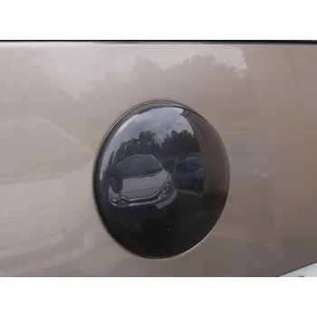 Auto-moto AKCE: Kryt emblému přední/zadní, černý lesklý "klavírlak" - Škoda Superb II. (Kryt emblému pro Škoda Superb I. 2002-2008 / Superb II. 2008-2013)