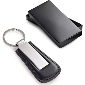 BACHMANN. Kovová klíčenka s PU obalem