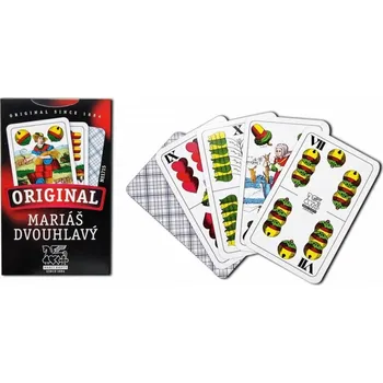 Pexeso Karty papírové Mariášové dvouhlavé Original - barevné
