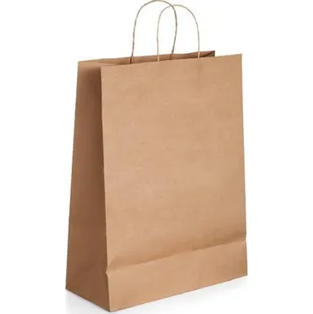 Nákupní taška LEIA. Taška z kraftového papíru (115 g/m²)