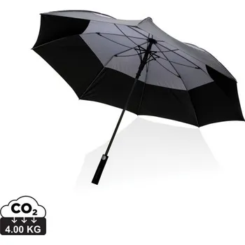 Deštník 27" větruodolný auto-open deštník Impact ze 190T RPET AWARE™ - Antracitová