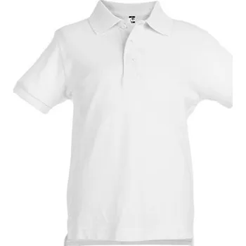 THC ADAM KIDS WH. Dětské polo tričko s krátkým rukávem (unisex). Bílá barva - Bílá / 2