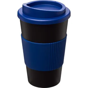 Termohrnek Termo hrnek s rukojetí Americano® 350 ml - Černá / Modrá