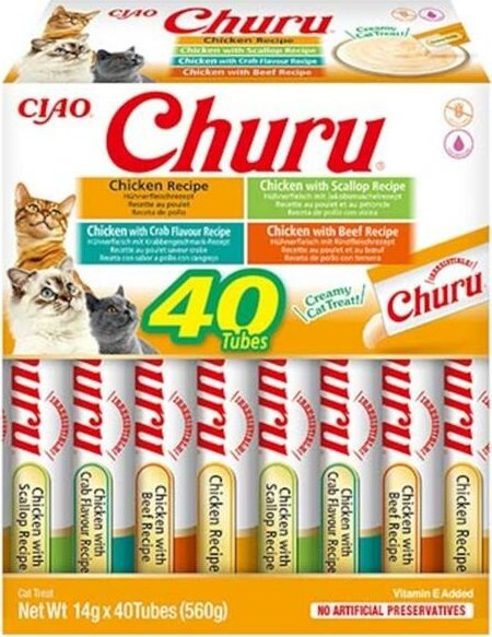 Inaba Churu cat snack kuře multipack 40x 14g