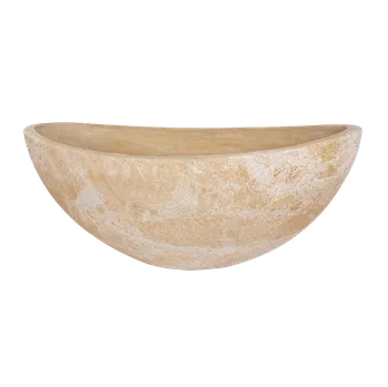 Zahradní dekorace Velké oválné zahradní koryto z umělého pískovce 45kg