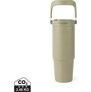 Termohrnek Termolahev VINGA Eos z RCS recykl. nerezové oceli 880ml - Zelená / Zelená