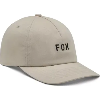 Kšiltovka Fox Wordmark Adjustable Hat cream