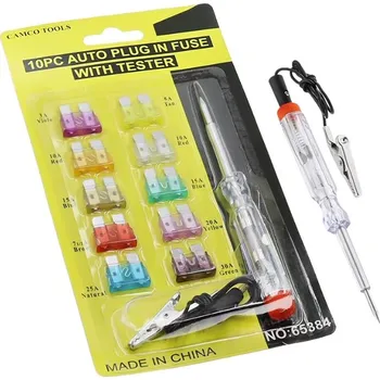 Autopojistky Sada auto pojistek s testerem